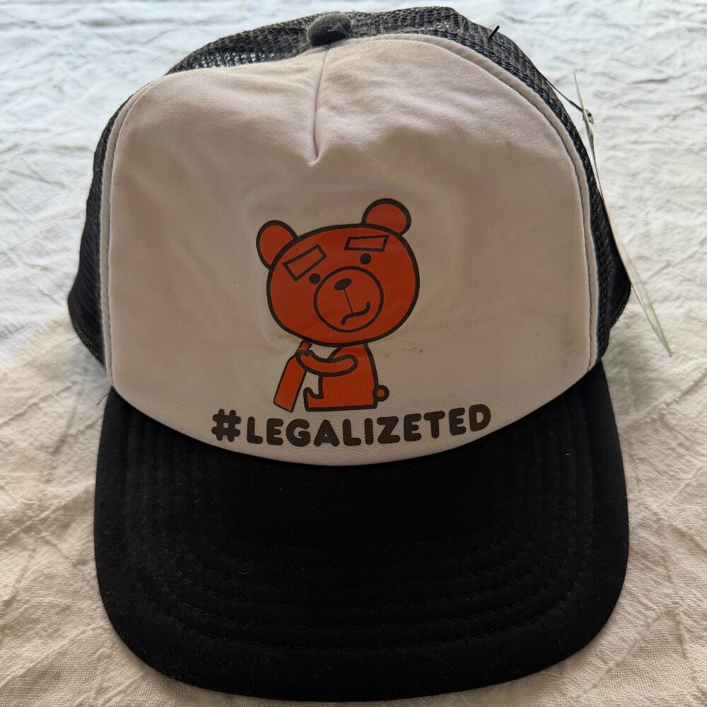 Ted 2 Movie Promo Hat - #LegalizeTed Orange Bear Trucker Cap